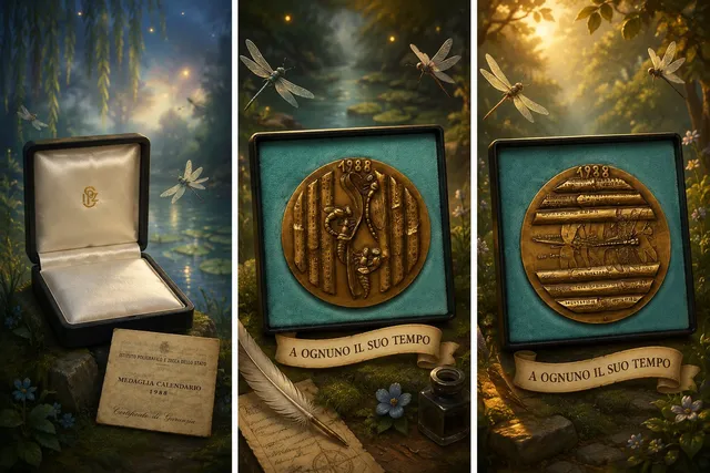 Calendario — Calendar medal 1988, bronze — Istituto Poligrafico e Zecca dello Stato