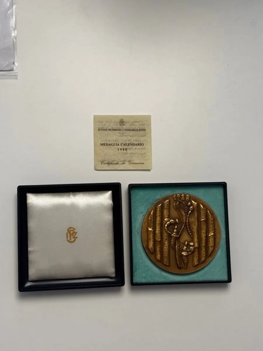 Calendario — Calendar medal 1988, bronze — Istituto Poligrafico e Zecca dello Stato (4/4)