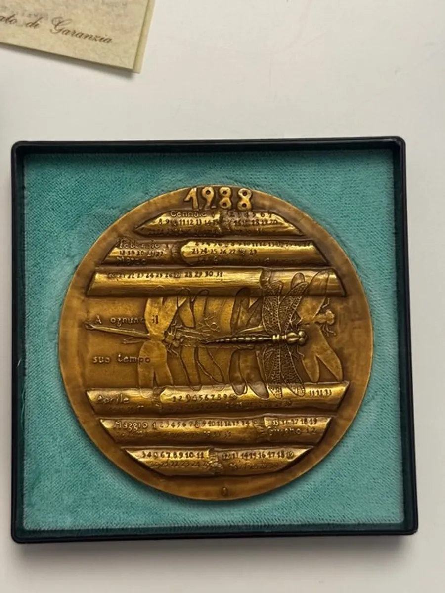 Calendario — Medalie-calendar 1988, bronz — Istituto Poligrafico e Zecca dello Stato (2/4)