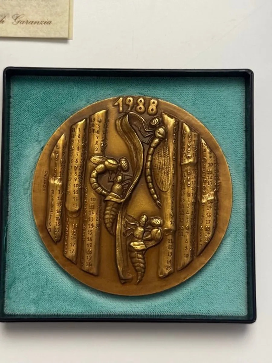 Calendario — Medalie-calendar 1988, bronz — Istituto Poligrafico e Zecca dello Stato (3/4)